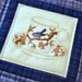 Mug Rug Coasters With Teacup Designs Set of Two in Blue