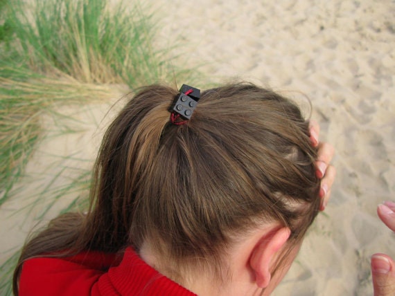 Lego Pony Tail Holder - choose your color // FREE SHIPPING //