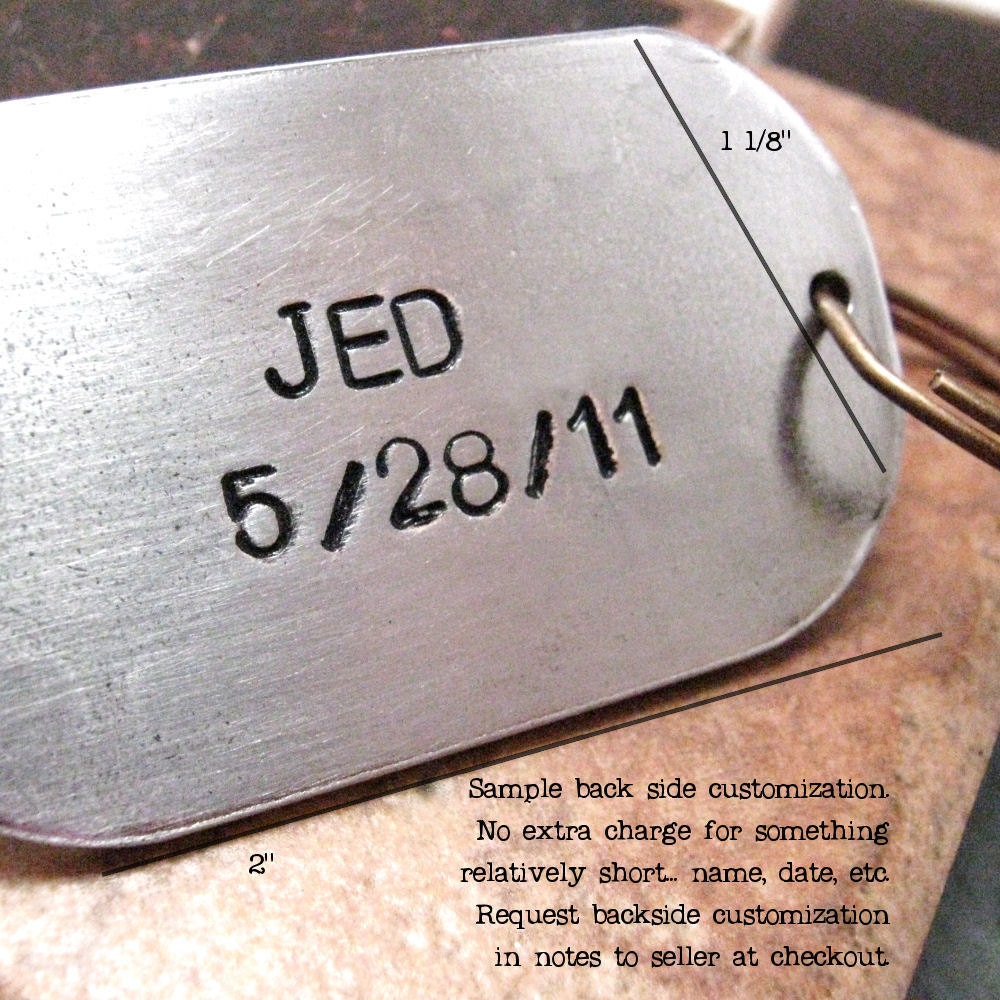Any Man Can Be A Father Aluminum Key Chain, rounded dog tag, antique copper split ring, customize this with your own quote