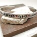 Personalized Mother's Bracelet, Aluminum Cuff, 2 colors, great gift for grandma too, children's names, made to order, best selling design