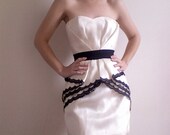 SUPER SALE--One of a kind Silk and lace Wedding/Reception/Special Occasion Dress