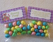 Printable Easter Bunny Poop Bag Toppers