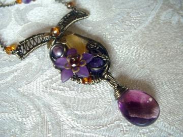 Victorian Fantasy Amethyst Necklace