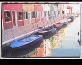 Burano Boats - 5x7" 35mm Enlargement Photograph