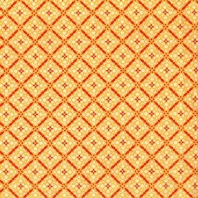 Sandi Henderson Pumpkin Paper Snowflake Meadowsweet Orange Yellow Fabric 1 Yard Michael Miller