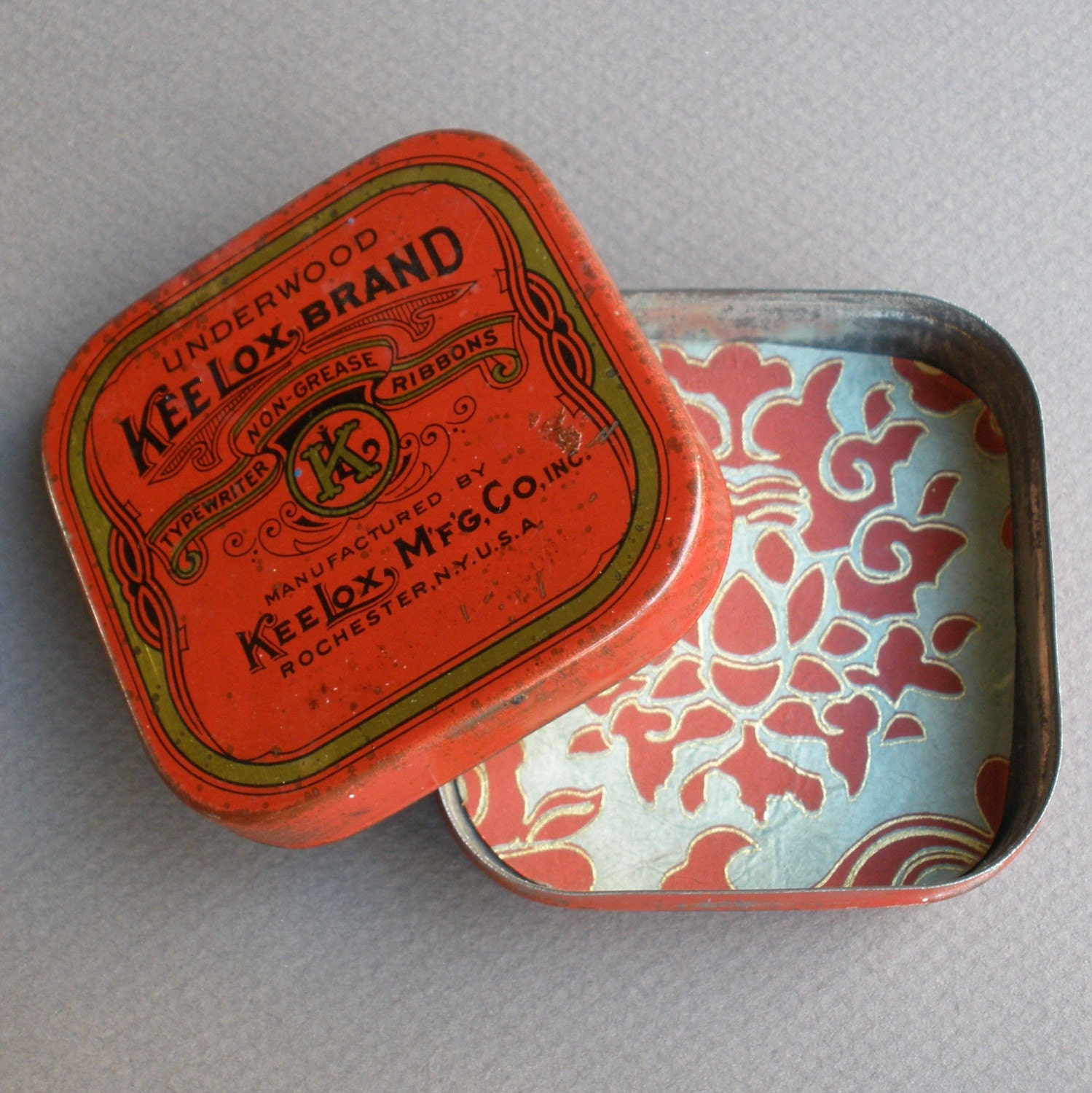 Typewriter Ribbon Tins