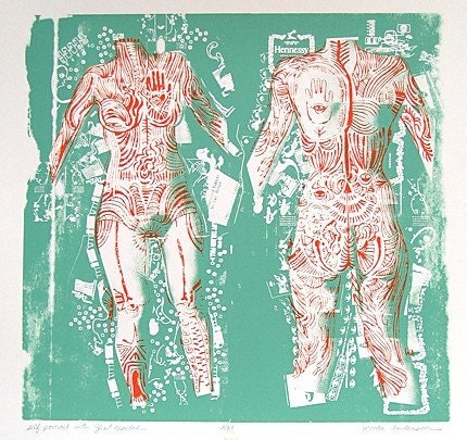 Self-portrait with Ghost Residue limited-edition print
