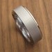 Men's Wedding Band Titanium "Brushed Koenig"