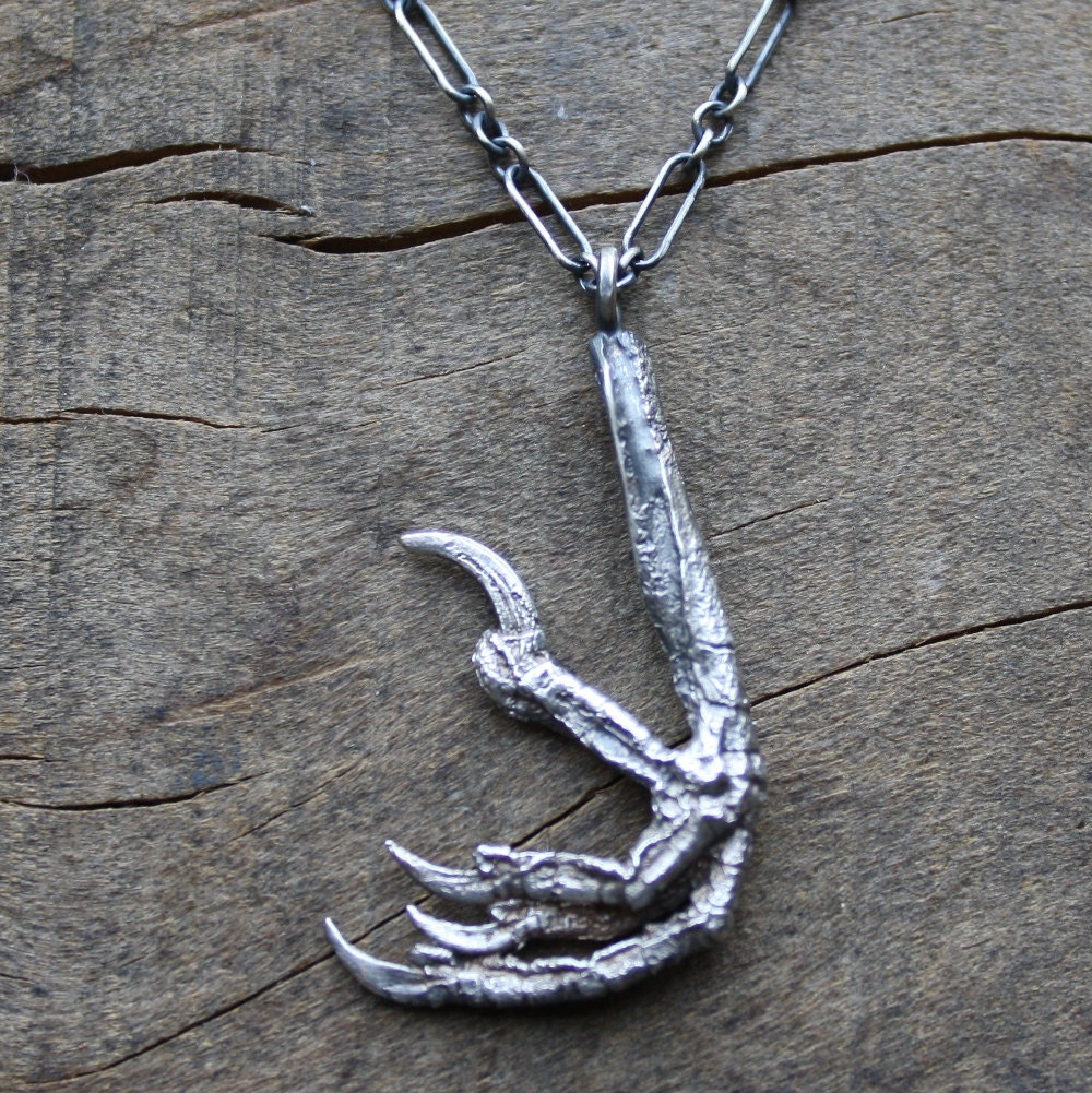 bird claw necklace