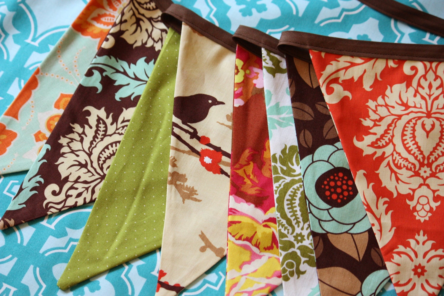 Harvest, Fall Colors Bunting, Flag Banner.