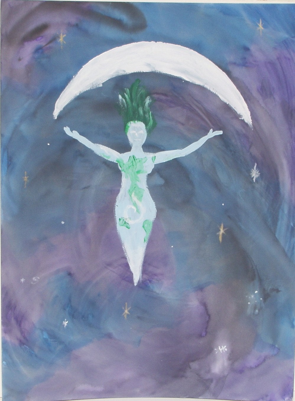 Earth Goddess   Original Painting