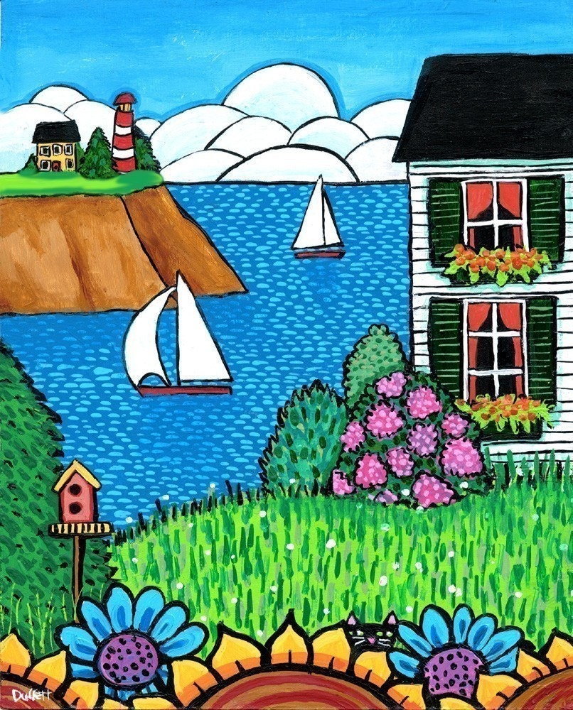 White House Lighthouse, Nova Scotia  Print