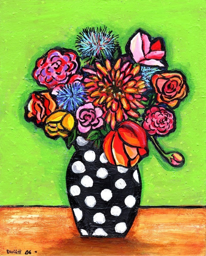 Funky Retro Lime Bouquet