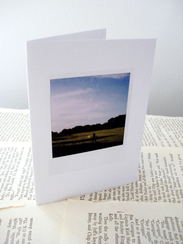 Inspirational Polaroid Photo Greeting Card and Envelope - Be True to Yourself - Art Stationery, Great for Grads