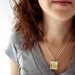 CLEARANCE - Glass Polaroid Necklace - Onion Bloom