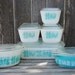 12 Piece Set of Vintage Butterprint Pyrex Refrigerator Dishes
