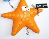 Starfish and Friends Manny, Moe and Jack ... Whimsical WaLL ArT ... under the sea