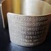 Cuff Bracelet Etched Pi in Brass