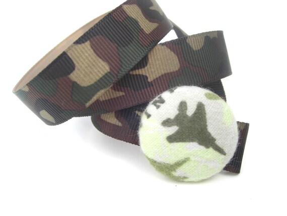 Green Camoflauge Infant Boy Belt