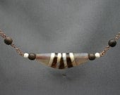 Striped Agate Necklace/Earring set