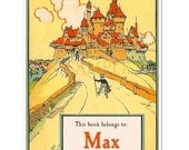 Castle Personalized Vintage Bookplates