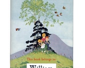 Personalized Vintage Hilltop Tree Bookplates