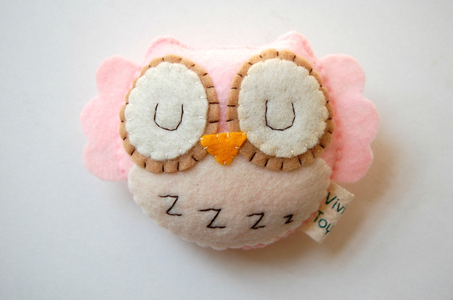 Shhhh... She is sleeping... Eco Friendly Plush Owl Stuffed Toy
