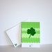 Green Scallped St. Patrick's Day Shamrock Card