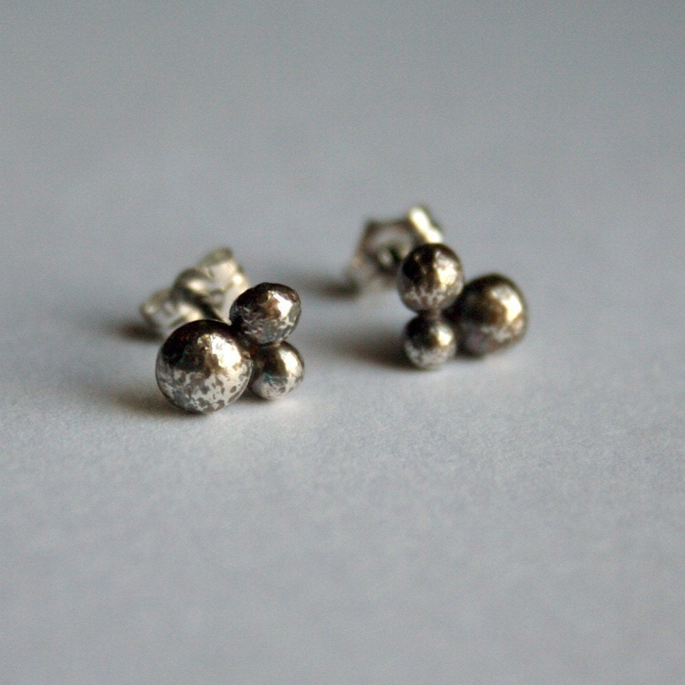 Seeds - Earrings - Oxidized