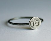 Chained - Ring - Oxidized - MADE TO ORDER in your size