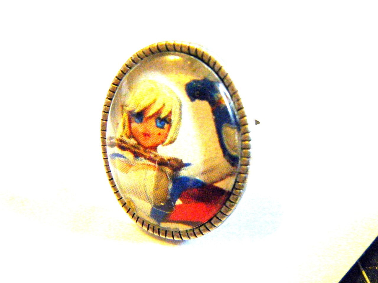 Anime Power Girl Adjustable Ring