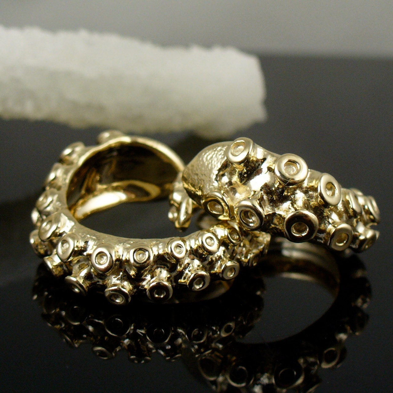 SALE 14K Wedding Band Set