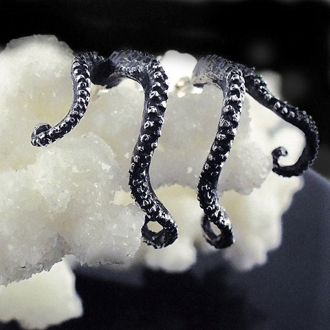 2 Leg Tentacle Earrings