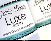 LUXE Doming Resin. Jewelry Grade. Non-toxic Clear Epoxy Resin Doming Resin Kit in 2oz Bottles