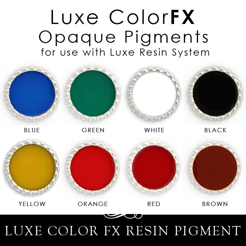 Epoxy Resin Pigment. Luxe Color FX Gorgeous Opaque Color Dye for Resin. 1/2 oz