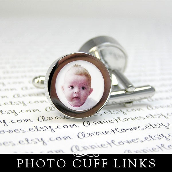 Photo Frame CUFF LINKS. Something for the Dudes. Create Your Own Photo Cufflinks. Easy to customize.