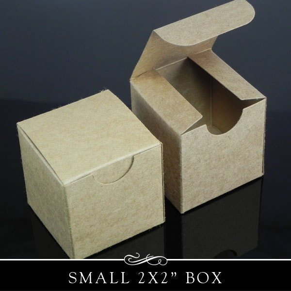 5 Small Cardboard Favor Boxes. Kraft Boxes. 2 x 2 x 2 inches. Annie Howes. 5 pack.