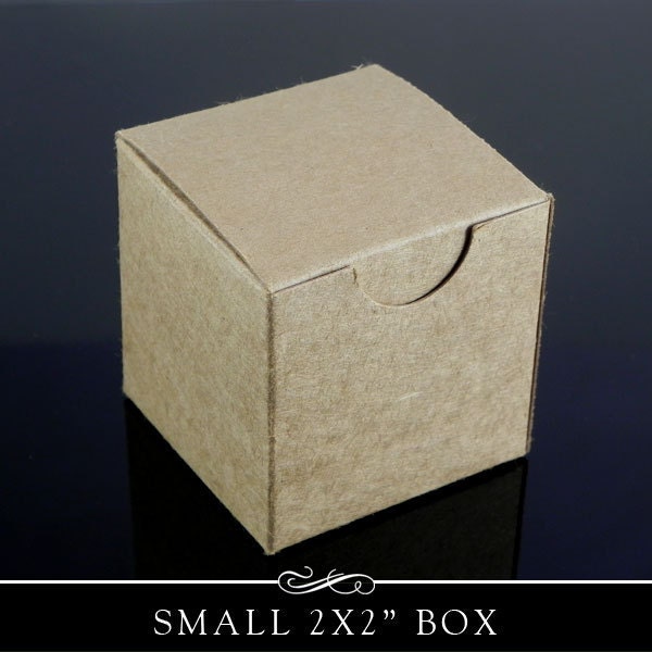 5 Small Cardboard Favor Boxes. Kraft Boxes. 2 x 2 x 2 inches. Annie Howes. 5 pack.