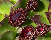 beaded baroque earrings