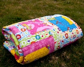 ON SALE -- Maeve's Flower Boxes Quilt -- Monster Version