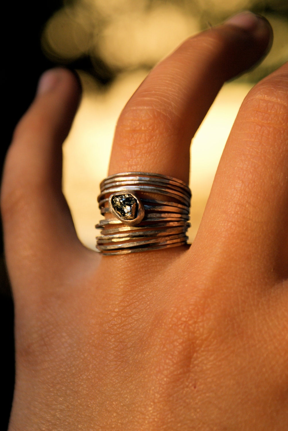 Mini Pyrite Stacking Set of 16 individual rings
