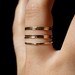 Ultra Thin Gold Filled stacking rings set of 5