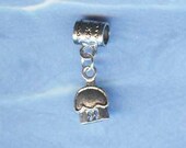 Silver Gingerbread House Lrg Hole Bead Fits All European Style  Add a Bead Charm Bracelet Jewelry