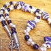 Amethyst and Lampwork Shells Necklace