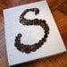 Button Monogram on Silk-Wrapped Canvas -- Custom Design Your Own -- by Letter Perfect Designs on Etsy