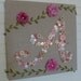 Baby Monogram Button Letter -- Unique Personalized Nursery Wall Art -- by Letter Perfect Designs on Etsy