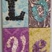 Wall Art, Button Art, Nursery Letter Art, LOVE Button Wall Hanging, You Choose Colors and Size by Letter Perfect Designs