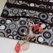 Jewelry Bag Roll Black and White