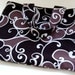 Tote Black Brown Swirl - Shoulder Bag