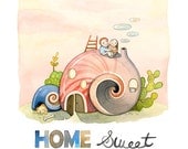 Home wall art, Home Sweet Home Print - Unique wedding gift - Gift for new home - Home sweet home wall art - Home sweet home art 8x10